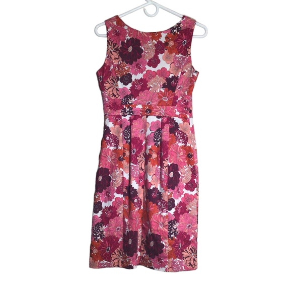 Liberty of London Sheath Dress size 2 Multi color Floral Print Knee Leng… - Picture 7 of 16